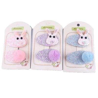 China Smart Baby Casual Wholesale Female Cartoon Hairpin Headband Hair Accessories Cute Animal Set for sale