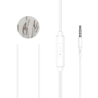 China Sustainable Factory Wholesale earphone materials 3.5mm Headset For Apple earphone Handsfree Wired Headphone For Music with Microphone for sale