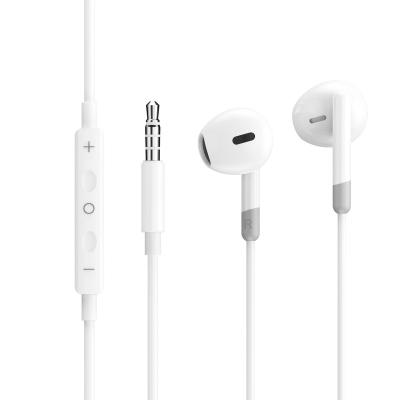 China Sustainable Earphone Wholesale for apple Headphones Wired Audio Headset Earphone 3.5mm with microphone New design for sale