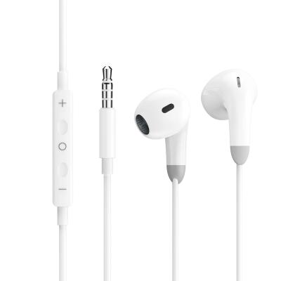 China Sustainable Earphone New design for apple Headphones Wired Audio Headset Earphone 3.5mm with microphone for sale