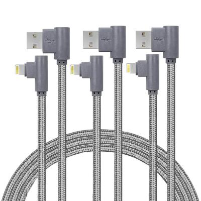 China 5V2.5A Charging Cable Spot goods 90 Degrees USB 2.0 Cellphone Charging Cables 3FT 2.5A 10W Braided Mobile Phone Charging Wire Compatible With 14 Pro for sale