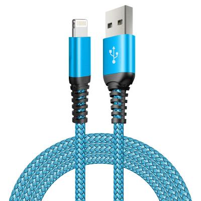 China Charging and Data Transfer Spot goods USB Lightning Cable Alloy Braided Usb Sync Date Fast Charging Cables Compatible With Xs Max 14pro 13promax for sale