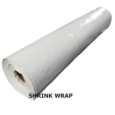 China Moisture Proof UV Protection Shrink Wrap Flame Retardant White Opaque Film Rolls For Covering for sale