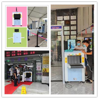 China Des Rohr-80KV Kontrollmaschine Windows-Systemsicherheits-Kontrollpunkt-des Scanner-19inch LCD zu verkaufen