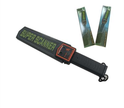 China HH002 Portable Body Metal Detector Scanner 9V Battery Lightening for sale