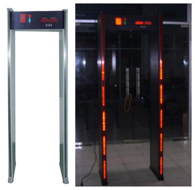 China CE FCC Certification Temperature Metal Detector Machine 2000mm 18Zone ABS for sale