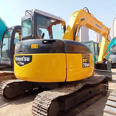 China used komatsu pc78 crawler excavator machine pc 78 mini digger pc78-8 exavators 0.35mÂ³ for sale