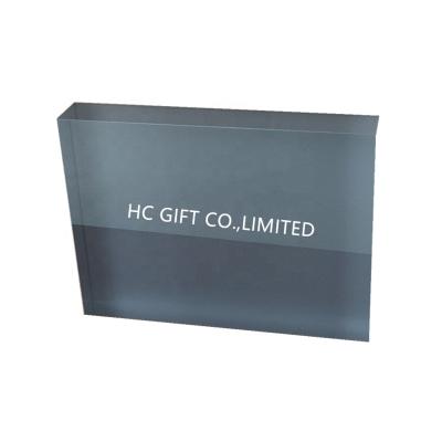 China Simple Custom Logo Display Acrylic Block for sale