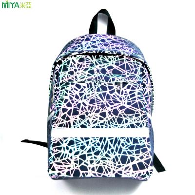 China Custom High Quality Reflective Practical Backpack Anti-theft Backpack Laptop Bag School Bag For Women And Men for sale