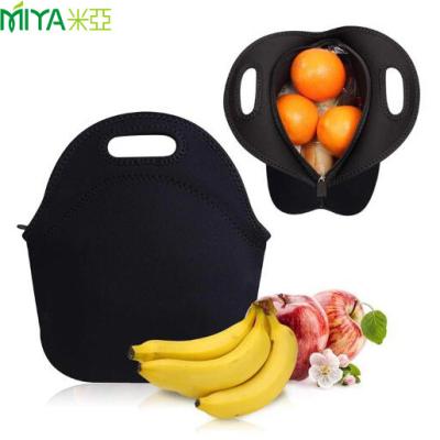 China Lightweight Outdoor Reusable Lunch Picnic Tote Bag Waterproof Customized Neoprene Cooler Bag for sale