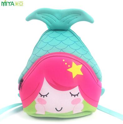 China Custom Fashion Kids Neoprene Waterproof Mini Backpack Cartoon Animal School Bag Backpack for sale