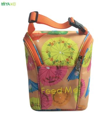 China Custom Made High Quality Eco-Friendly Bottle Bag Cooler Bag Mommy Bag For Baby for sale