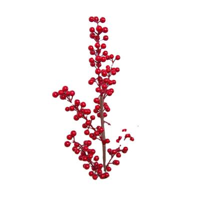 China Events Decoration Christmas festival decoration wholesale artificial flower  foam Christmas red berry   for festival home decoration for sale