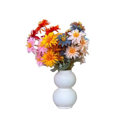 China Events Decoration 5 heads fireworks Chrysanthemum  flower Chrysanthemum Artificial  Chrysanthemum For Event or indoor Decoration for sale