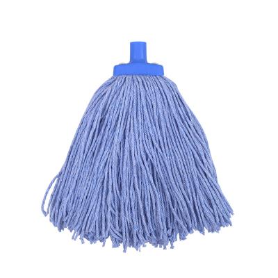 China China Largest Manufacturer Professional Wholesale 400g Sustainable Premium Cotton Mop Head Refill BLUE for sale