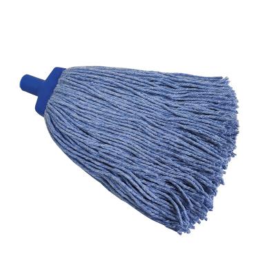 China Sustainable Professional High Quality 400g Cotton Mop Head Fills Blue Color Wholesale for sale