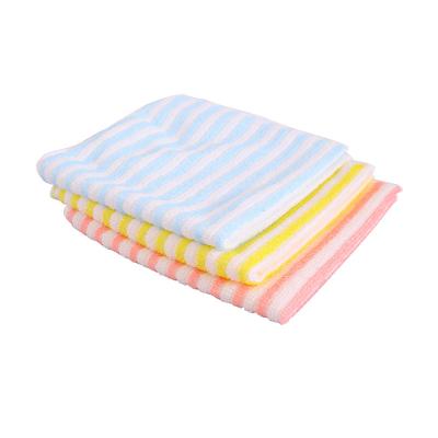 China Stabilized Feeds Microfiber Viable Tissues 30X30cm Small Towels 3 Packs Mixed Color Series for sale