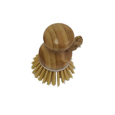 China Sustainable Bamboo Kitchen Brush Dish Brush and Pot Brush Wholesale for sale