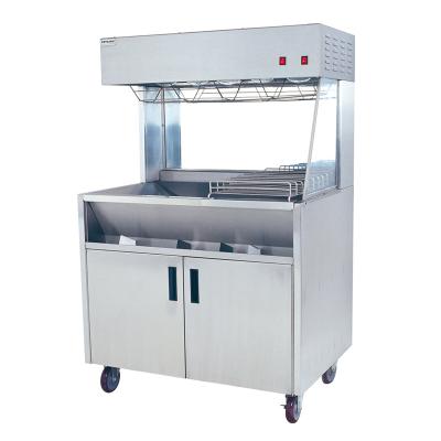 China Potato Chips Warmer Station For Snack Free Standing Equipment for sale