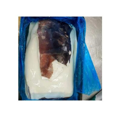 China NATURE Wholesale Price Hot Discount Peru Giant Squid Fillet Slices Frozen Seafood for sale