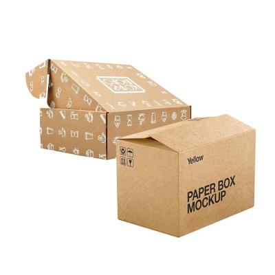 China 2021 Factory Direct Custom Logo Printed Corrugated Cardboard Box Eco Cardboard Box Eco Recyclable Packaging Custom Factory for sale