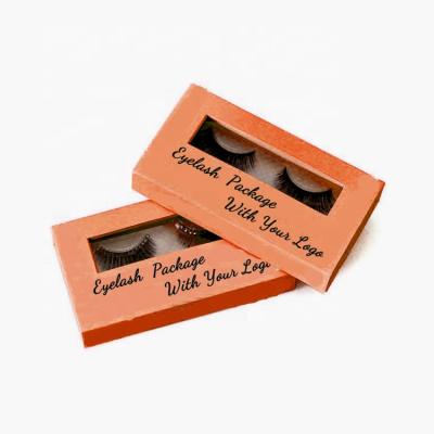 China Recyclable Recyclable Custom Design Eyelash Packaging Box With Insert&Window for sale