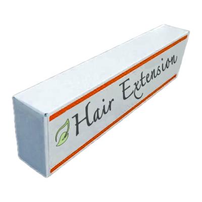 China Custom Recyclable Folding Cardboard Shipping Listing Box For Hair Extension Packaging for sale