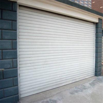 China Modern Sound Proof Roller Shutter Aluminum Filled With PU Foam Slat Doors And Windows for sale