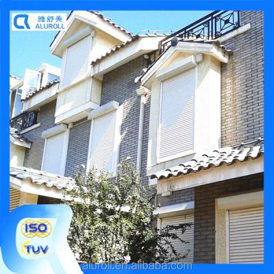 China French Exterior Aluminum Alloy Vertical Motorized Aluminum Plantation Shutter for sale