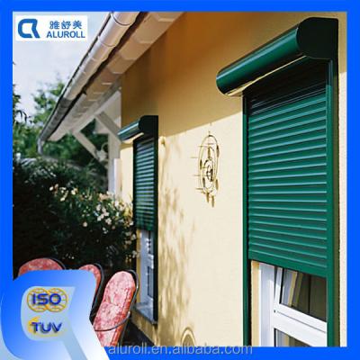 China Aluminum Alloy Babylon Style Outdoor Remote Control Metal Roll Up Windows Shutter for sale