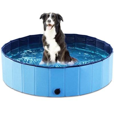 China 2021 Hotselling Viable Hotselling Pet Tub Dog Pool Summer Folding Yard Dog Cleaning Outdoor Tubs for sale