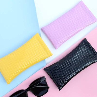 China Waterproof Customized Compression Leather Eye PU Reading Sun Microfiber Bag Glass Pockets For Glass Sunglasses Shopping Bag Silk Pouch for sale