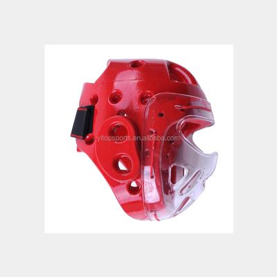 China Comfortable Taekwondo Protective Taekwondo Head Guard Gear With Mask for sale