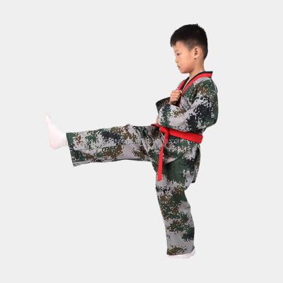 China Hotsale Comfortable Martial Arts Supplies Short Sleeve wtf Taekwondo Suits for sale