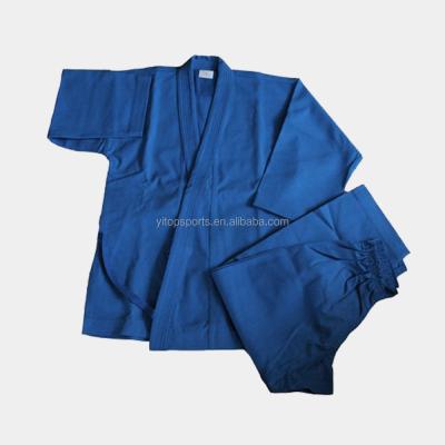 China WKF Instock Professional High Quality Blue Karate Gi For Training Comfortable Karate Uniform for sale