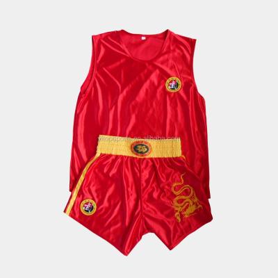 China Comfortable chinese custom wushu sanda uniforms, boxing uniforms for sale