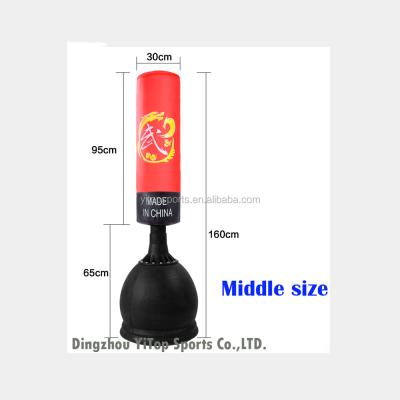 China Martial Arts Boxing Custom Black Goods Free Standing Punching Sandbag Wholesale for sale