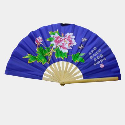 China High quality Chinese traditional silk bamboo fan, Tai Chi fan, kungfu fan for sale