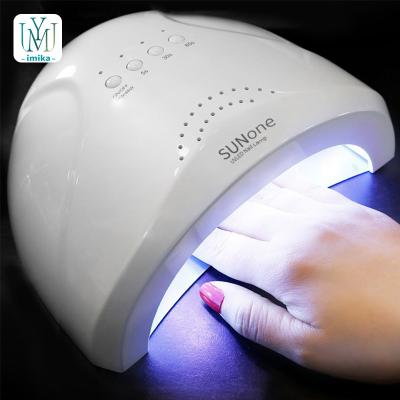 China Portable USB Interface 48W Nail Curing Curing LED Lamp Dual UV Light Source Nail Therapy Manicure UV Light For Nails Dryer 190*150*85mm for sale