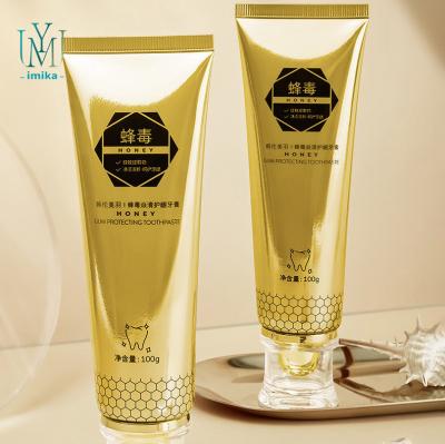 China Manufacturer OEM Whitening Brands Teeth Whitening Toothpaste Natural Honey Gum Protecting Dental Cream for sale