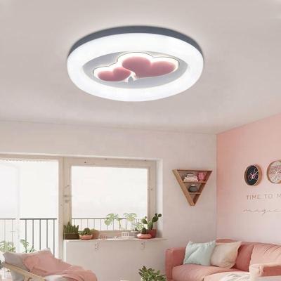 China Surface Mounted Contemporary Modern 2021 Indoor Decoration Led Round Dome Ceiling Lamp For Bedroom for sale