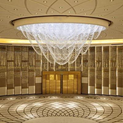 China 2021 modern Crystal Chandelier Pendant Lights Luxury transparent round pendant Crystal Chandelier for sale