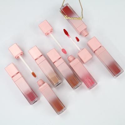 China Sunscreen Beauty Makeup Cruelty Free Organic Liquid Matte Lipstick OEM Lip Gloss 100% High Luster for sale