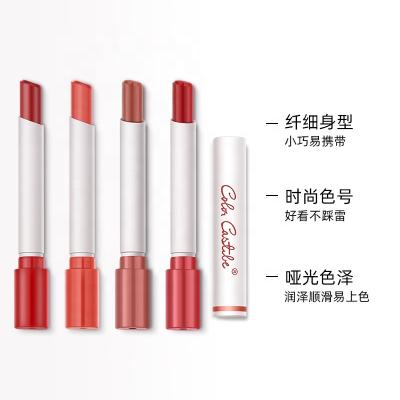 China Wholesale Sunscreen Beauty Makeup Tobacco Tube Matte Lip Gloss Mini Portable Waterproof Silky Smooth Lipstick for sale