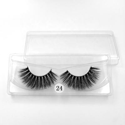 China Natural Eye Lashes Synthetic Fiber 3d Strip False Eyelashes With Own Brand Box Customized Packing for sale