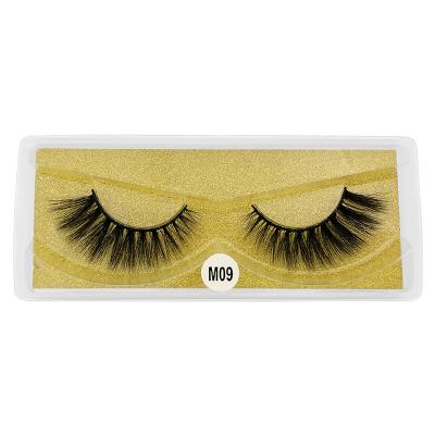 China 3d 18mm Natural Hand Made Waterproof Silk Fiber False Eye Lash Eyelashes for sale