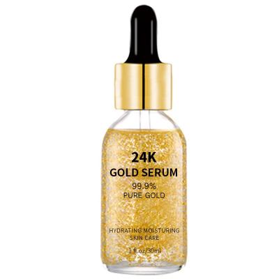 China Moisturize/Anti Winkle/Anti Aging/Whitening Wrinkle Acne Dark Spot 24k Gold Anti Aging Serum With Whiten Vitamin C For Face for sale