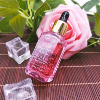 China Skin Revitalizer Moisturizing Acid Liquid Rose Extract Water Face Serum Herbal Skin Care Hyaluronic Acid Anti Wrinkle for sale