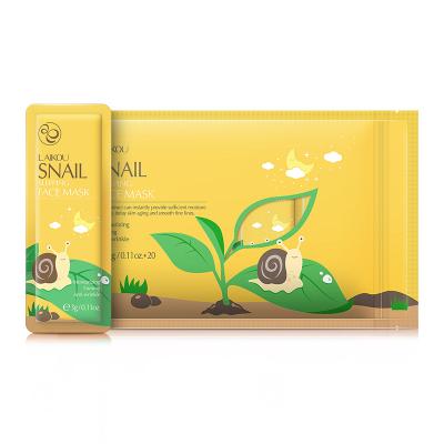 China Snail Organic Sleep Moisturizer Anti-Wrinkle Facial Mask To Moisturize Serum Packing Mask For To Soothe Sensitive Skin for sale