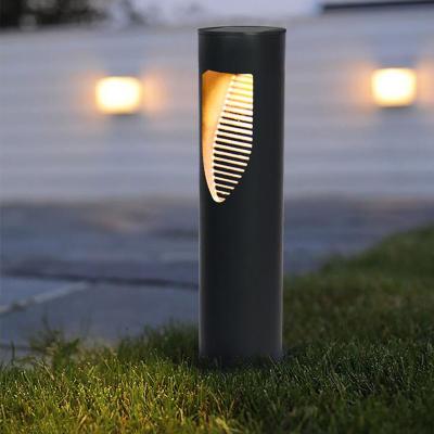 China Solar Garden Stake Yard Pathway Solar Lawn Light Wireless Auto On/Off Cylindrical Outdoor Waterproof Solar Lightweight Patio Lawn Light for sale